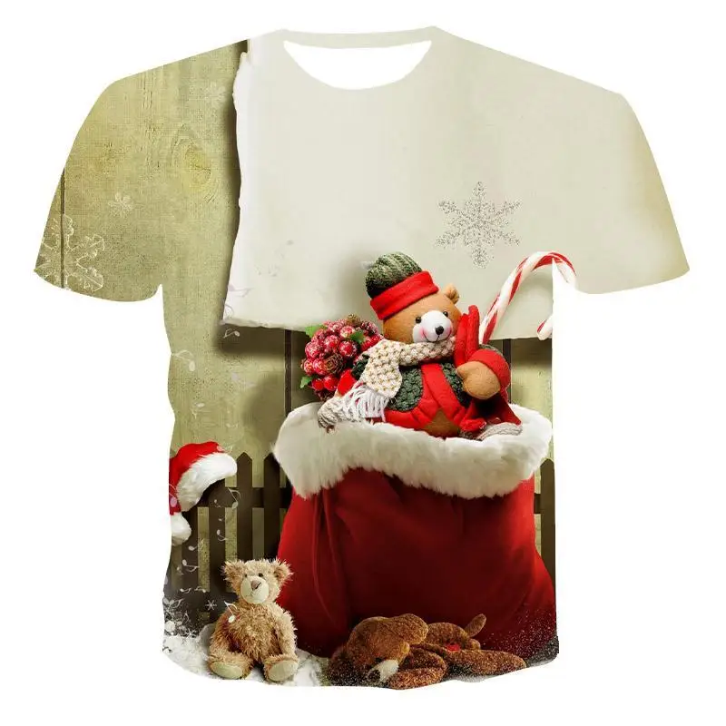 New T-Shirt Men'S High-Quality Men'S And Women 'S T -Shirt Halloween Funny Short -Sleeved 3d Printing Christmas Men 'S T -Shirt
New T-Shirt Men'S High-Quality Men'S And Women 'S T -Shirt Halloween Funny Short -Sleeved 3d Printing Christmas Men 'S T -Shirt