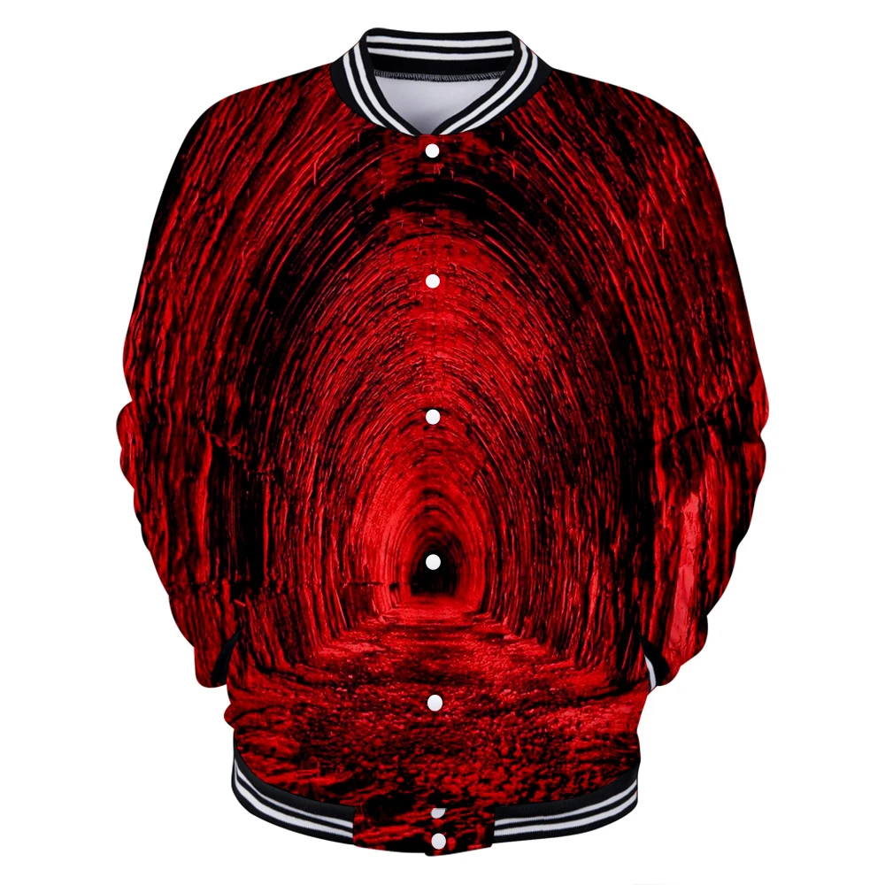 Hallowmas Fall winter hot sale halloween baseball jackets POP single breasted 3D printing jacket
Hallowmas Fall winter hot sale halloween baseball jackets POP single breasted 3D printing jacket