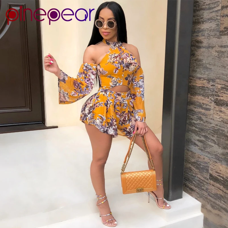 PinePear Off the Shoulder Floral Long Sleeve Romper Women Open Front Playsuits Summer Casual One Piece Overalls Drop Shipping
PinePear Off the Shoulder Floral Long Sleeve Romper Women Open Front Playsuits Summer Casual One Piece Overalls Drop Shipping