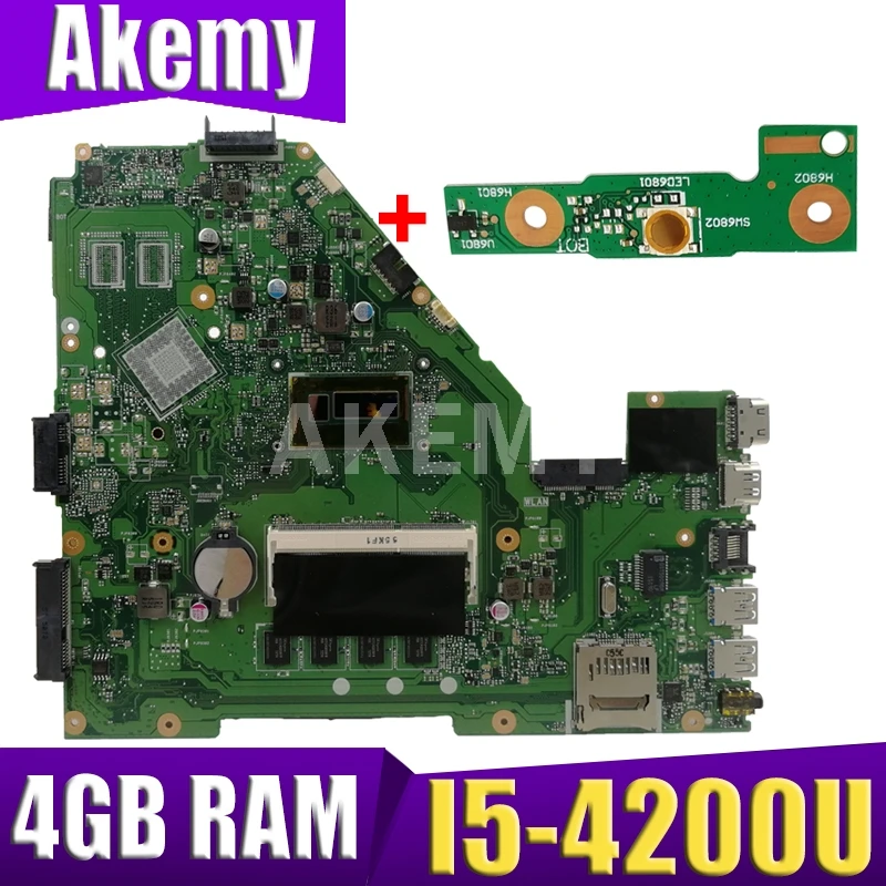 I5-4200 X550LA Motherboard CPU 4GB de RAM For ASUS A550L X550LD R510L X550LC X550L X550LA X550 laptop Motherboard Mainboard
I5-4200 X550LA Motherboard CPU 4GB de RAM For ASUS A550L X550LD R510L X550LC X550L X550LA X550 laptop Motherboard Mainboard