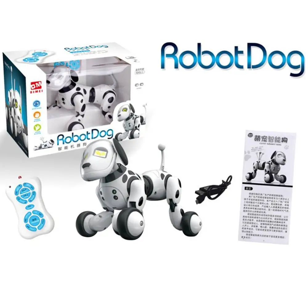 Kids Smart Robot Hond Speelgoed Wireless Control Intelligente Praten Dansen Interactie Grappige Robot Hond Speelgoed Elektronis
Kids Smart Robot Hond Speelgoed Wireless Control Intelligente Praten Dansen Interactie Grappige Robot Hond Speelgoed Elektronis