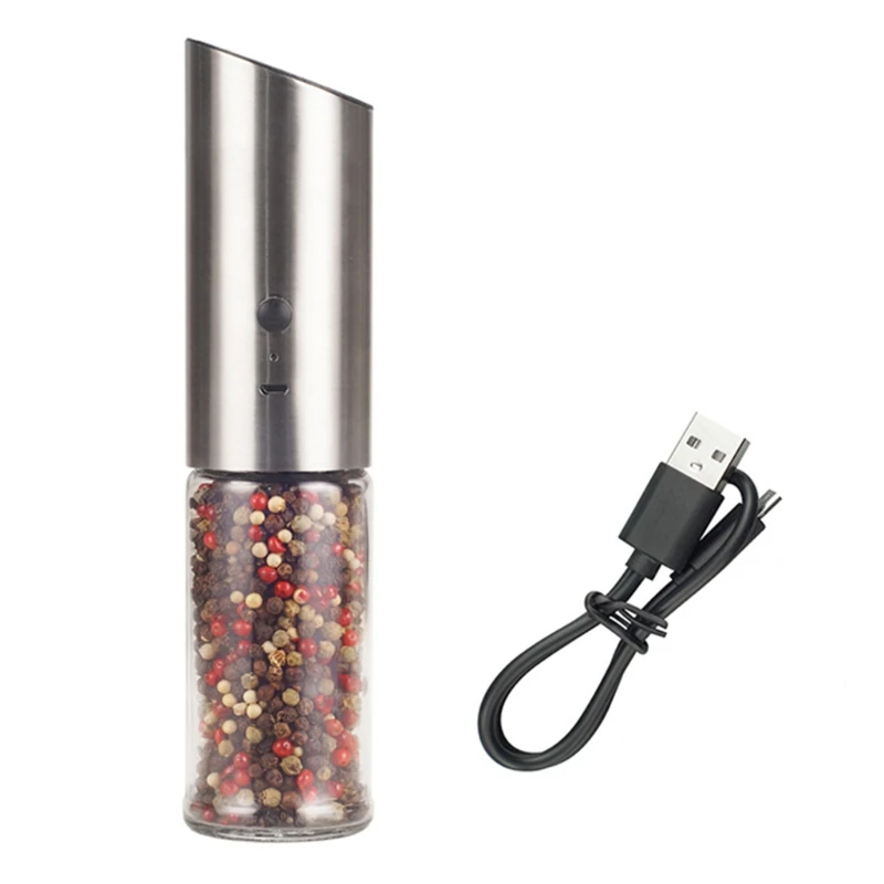 Электрическая перезаряжаемая USB перезаряжаемая автоматическая мельница для специй, соли, специй, регулируемый инструмент
Электрическая перезаряжаемая USB перезаряжаемая автоматическая мельница для специй, соли, специй, регулируемый инструмент