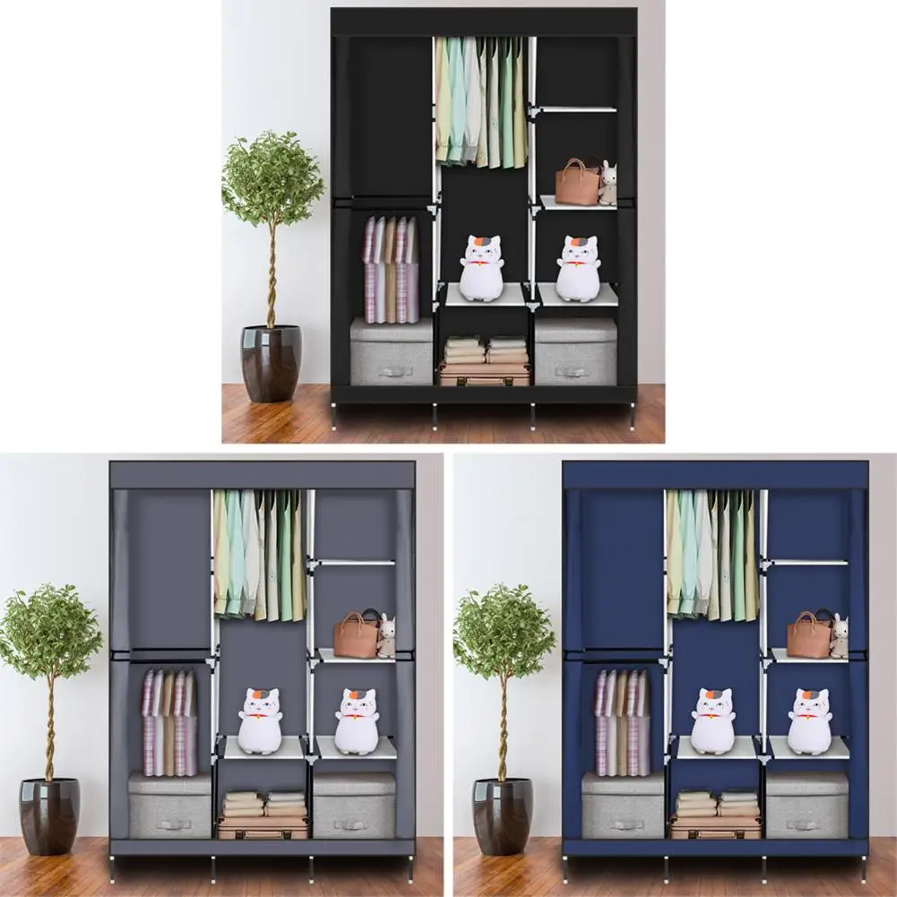 Multi-purpose Non-woven Cloth Wardrobe Fabric Closet Portable Folding Waterproof Clothing Storage Cabinet Furniture
Multi-purpose Non-woven Cloth Wardrobe Fabric Closet Portable Folding Waterproof Clothing Storage Cabinet Furniture