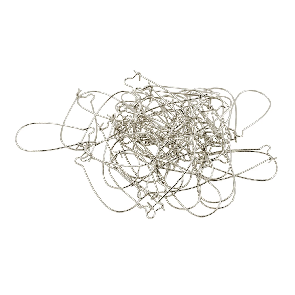 100pcs Kidney Ear Wire Earwire Findings Base for DIY Earring Jewelry Making
100pcs Kidney Ear Wire Earwire Findings Base for DIY Earring Jewelry Making