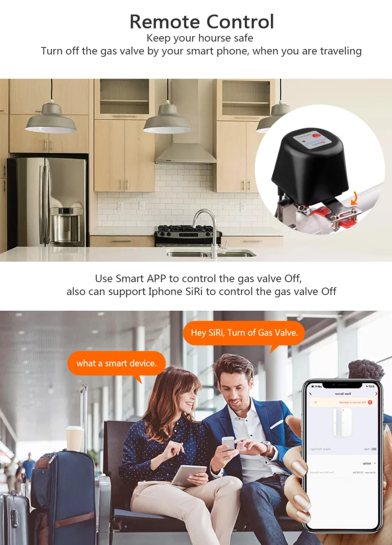 Tuya Zigbee DIY Home Faucet Water/Gas Valve Controller Switch Tuya Smart Life APP Voice Control Support Alexa Google Assistant
Tuya Zigbee DIY Home Faucet Water/Gas Valve Controller Switch Tuya Smart Life APP Voice Control Support Alexa Google Assistant
