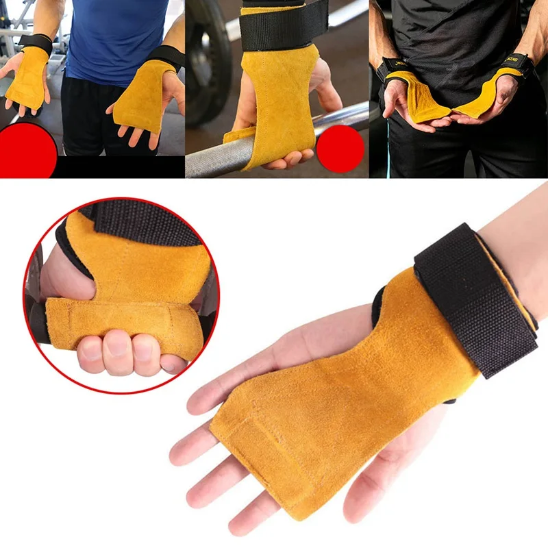 1PCS Cowhide Weight Lifting Hand Pad Gymnastics Fitness Gloves Grips Gym Training Palm Dumbbell Strong Wrist Support Protector 
1PCS Cowhide Weight Lifting Hand Pad Gymnastics Fitness Gloves Grips Gym Training Palm Dumbbell Strong Wrist Support Protector