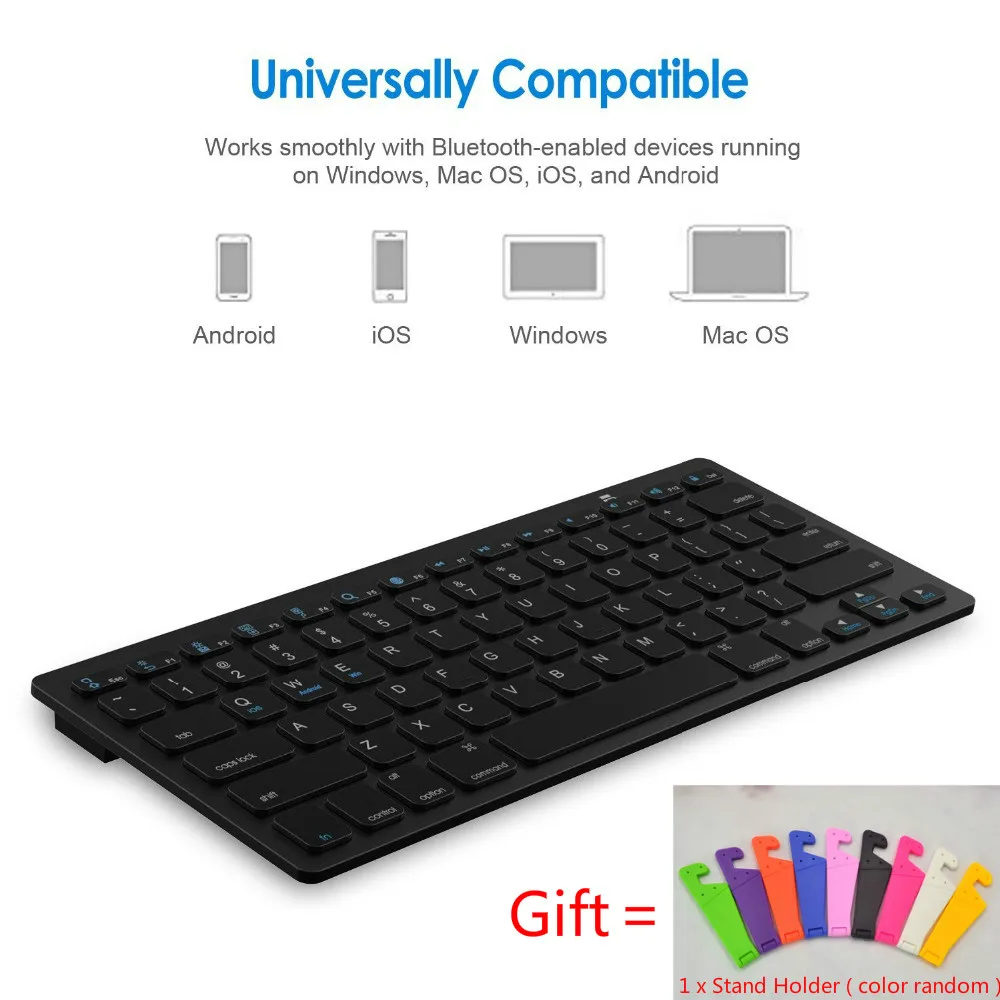 Универсальная ультратонкая клавиатура Bluetooth для Dell XPS 13 15 12 Inspiron 3003 5000 7000 chromebook 3189