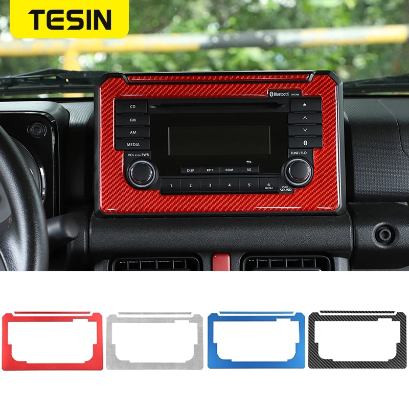 TESIN Car Interior Accessories Aluminum Alloy Car Styling CD Screen Cover Frame Trim Decoration Stickers for Suzuki Jimny 2019+
TESIN Car Interior Accessories Aluminum Alloy Car Styling CD Screen Cover Frame Trim Decoration Stickers for Suzuki Jimny 2019+
