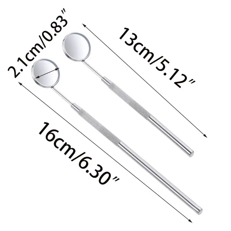 Detachable Stainless Steel Dental Inspection Mini Mouth Mirror Teeth Cleaning Tools Non-Skid Handle Dentist Oral Instrument
Detachable Stainless Steel Dental Inspection Mini Mouth Mirror Teeth Cleaning Tools Non-Skid Handle Dentist Oral Instrument