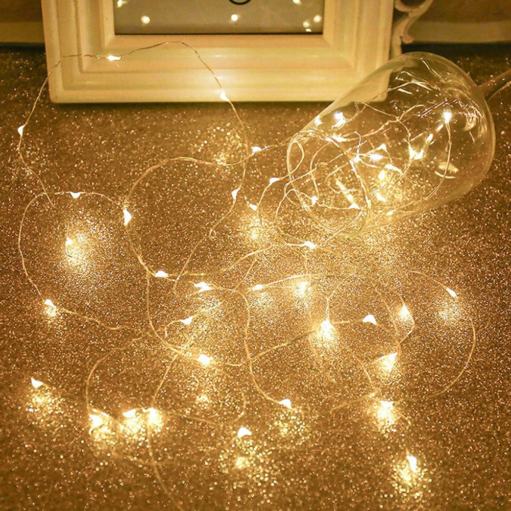 Led Fairy Lights Copper Wire String 10m 100 LED Holiday Outdoor Lamp Garland Luces For Christmas Tree Wedding Party Decoration
Led Fairy Lights Copper Wire String 10m 100 LED Holiday Outdoor Lamp Garland Luces For Christmas Tree Wedding Party Decoration