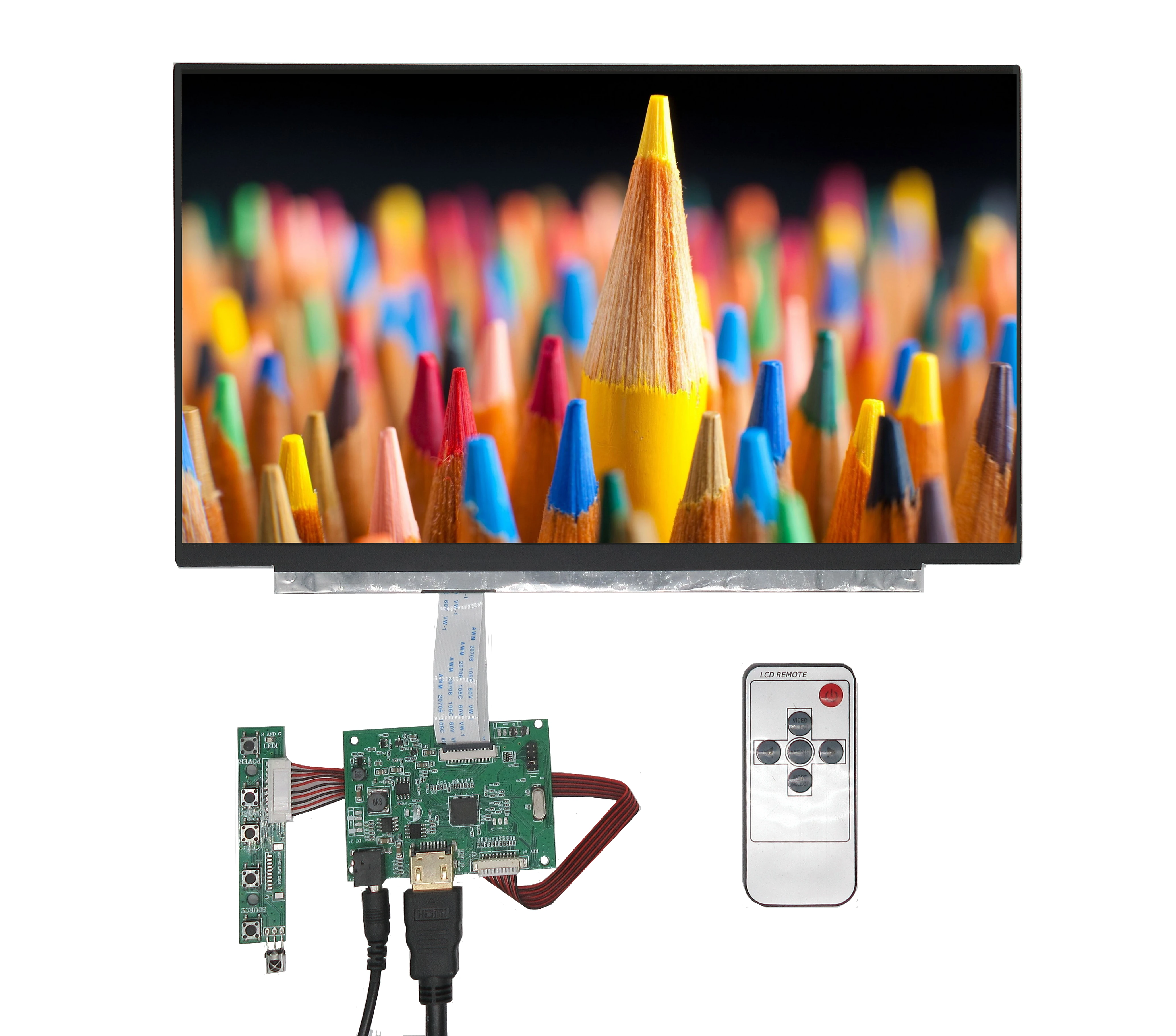 Плата управления для ЖК-монитора с IPS-экраном 14 дюймов 1920*1080 HDMI совместима Orange