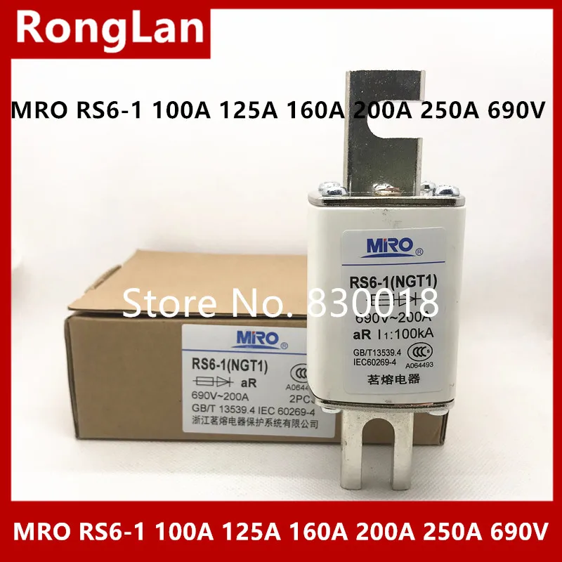 MRO Mingrong RS6-1 690 В/1000 в 100A 125A 160A 200A 250A NGT1 Fast-Acting-5PCS/партия
MRO Mingrong RS6-1 690 В/1000 в 100A 125A 160A 200A 250A NGT1 Fast-Acting-5PCS/партия