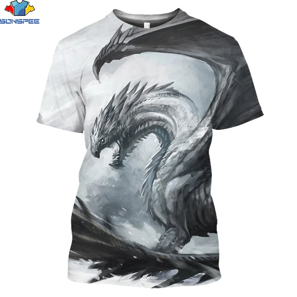 SONSPEE 3D Print New Western Dragon T-shirt 2021 Summer Unisex Casual Short Sleeve Men 3D Style Street Wear Pullover T-shirt
SONSPEE 3D Print New Western Dragon T-shirt 2021 Summer Unisex Casual Short Sleeve Men 3D Style Street Wear Pullover T-shirt