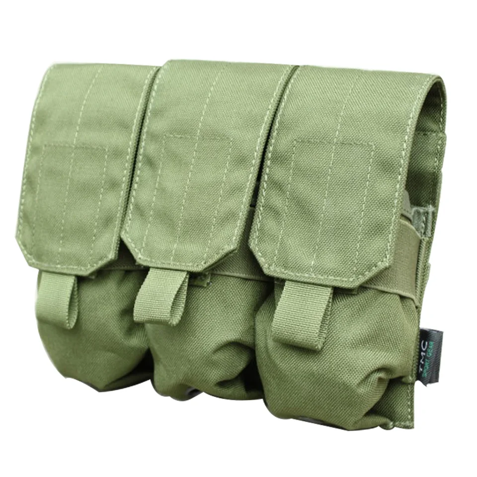 Тактический тройной журнал M4 TMC 6 шт. сумка OD MOLLE Cordura 1000D TMC1329 | Спорт и развлечения