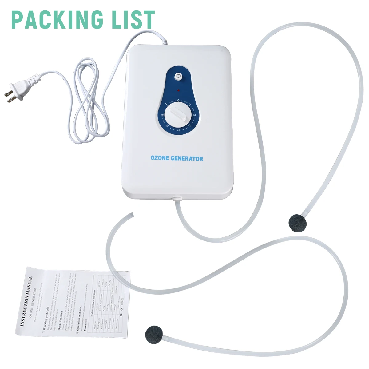 EU/US Ozone Generator 600mg/h Ozonator Household Cleaning Machine Air Cleaner Air Purifiers for Vegetable Meat Air Water AC110V
EU/US Ozone Generator 600mg/h Ozonator Household Cleaning Machine Air Cleaner Air Purifiers for Vegetable Meat Air Water AC110V