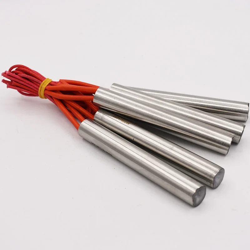 

Stainless Steel 9.5x60mm Cartridge Heater 9.5mm Tube Diameter 24V/36V/110V/220V/380V 140W Single End Electric Heater Element