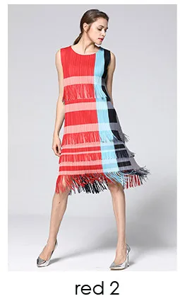Micosoni Runway Fashion 2019 Summer New Fashion Women's Cascading Tassel Decorative Pleated Sleeveless Dress Green Yellow Pink
Micosoni Runway Fashion 2019 Summer New Fashion Women's Cascading Tassel Decorative Pleated Sleeveless Dress Green Yellow Pink