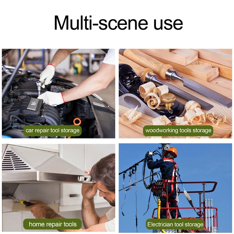 Multi-Purpose Tool Roll Up Bag Canvas Tool Organizer Bucket Cool Gadgets for Women Men Husband Carpenters Flexible
Multi-Purpose Tool Roll Up Bag Canvas Tool Organizer Bucket Cool Gadgets for Women Men Husband Carpenters Flexible