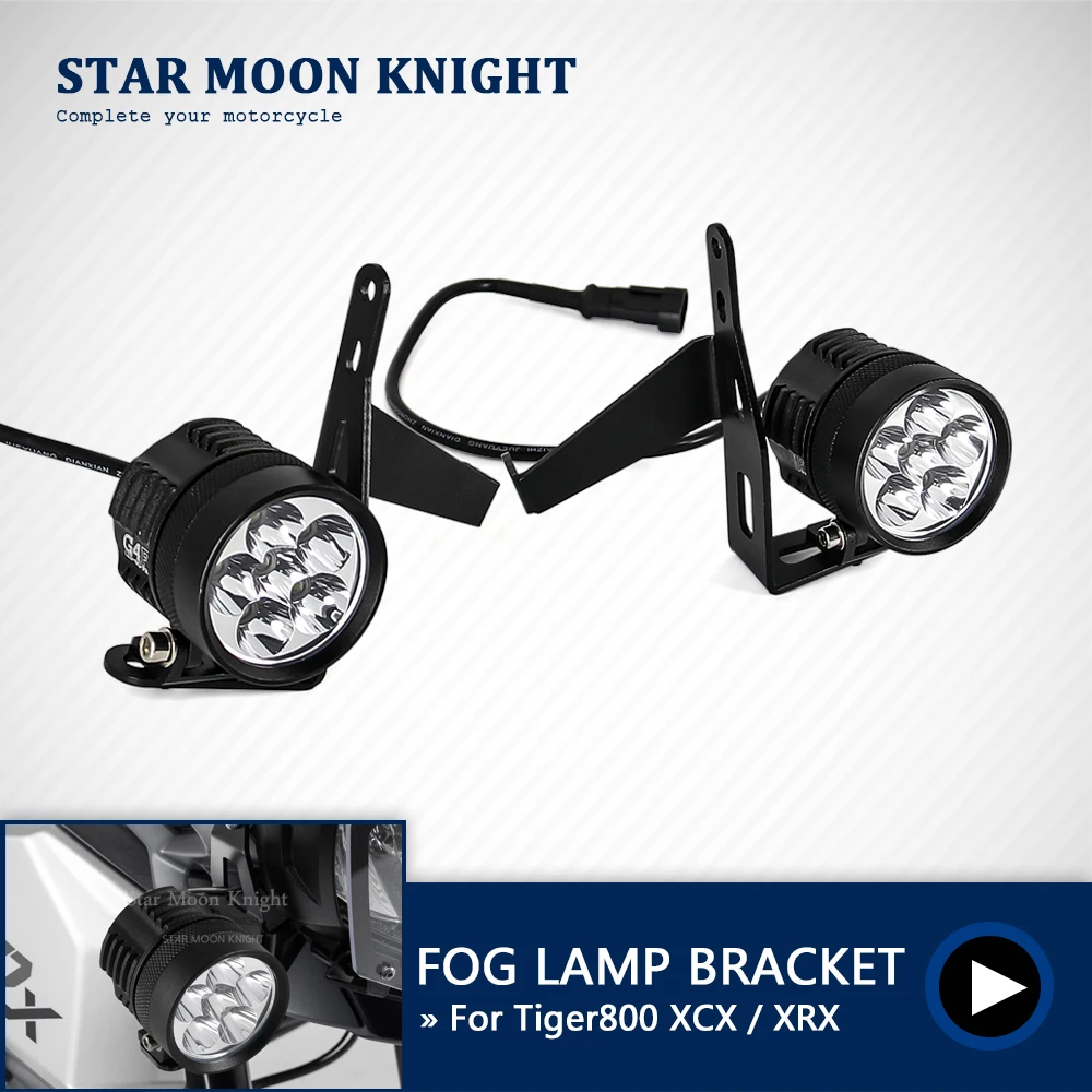 For Tiger 800 XCX XRX 2015-2018 Motorcycle Fog Lights Auxiliary Bracket Driving Lamp Spotlight Bracket Holder Spot Light
For Tiger 800 XCX XRX 2015-2018 Motorcycle Fog Lights Auxiliary Bracket Driving Lamp Spotlight Bracket Holder Spot Light