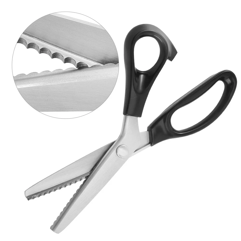 High grade Zig Zag Dressmaking Shear DIY Tool Pinking Scissor Leather Handicraft Sewing Accessories Textile Fabric Scissors
High grade Zig Zag Dressmaking Shear DIY Tool Pinking Scissor Leather Handicraft Sewing Accessories Textile Fabric Scissors