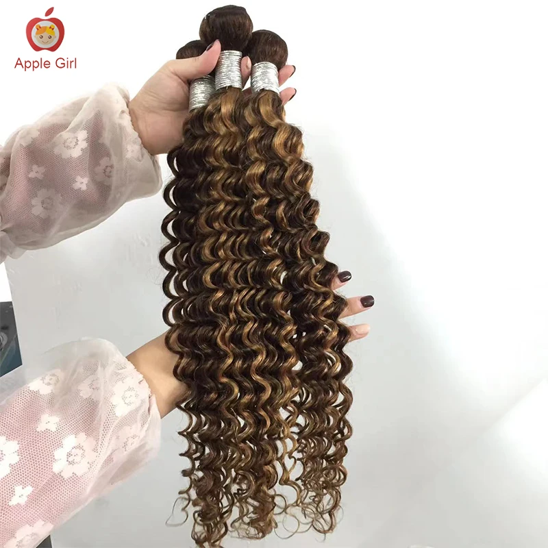 10 to 32 Inch Highlight Deep Wave Human Hair Bundles Brazilian Water Wave Hair Weft 1pc Ali Express Applegirl Remy Hair
10 to 32 Inch Highlight Deep Wave Human Hair Bundles Brazilian Water Wave Hair Weft 1pc Ali Express Applegirl Remy Hair