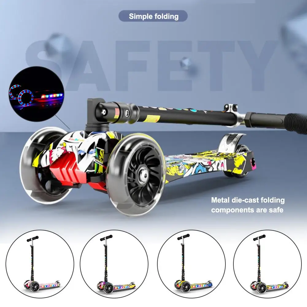 Nfant Shining Kid Scooter 2-16Y Height Adjustable Foldable Children Balance Bike Light Flash Baby Ride On Toy Gift For Boy Girl
Nfant Shining Kid Scooter 2-16Y Height Adjustable Foldable Children Balance Bike Light Flash Baby Ride On Toy Gift For Boy Girl
