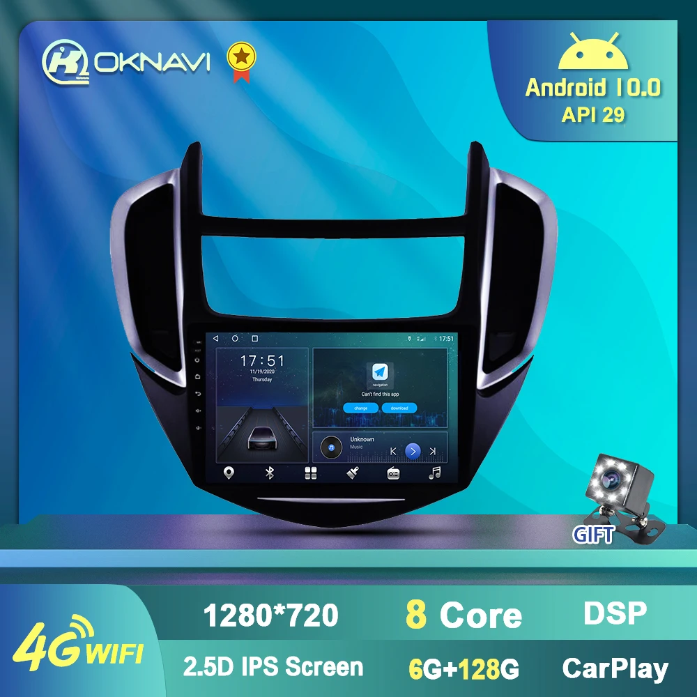 Car Radio For Chevrolet TRAX 2014-2016 Audio Video Player 2 Din Android 10 4G+WiFi Support OBD DVR Multimedia GPS Navigation BT
Car Radio For Chevrolet TRAX 2014-2016 Audio Video Player 2 Din Android 10 4G+WiFi Support OBD DVR Multimedia GPS Navigation BT