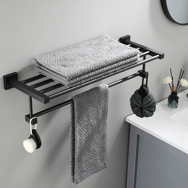 50CM Black Punch-Free Towel Racks Towel Bars Paper Holders Storage Shelves Toilet Brush Holders Bathroom Accessories Sets
50CM Black Punch-Free Towel Racks Towel Bars Paper Holders Storage Shelves Toilet Brush Holders Bathroom Accessories Sets