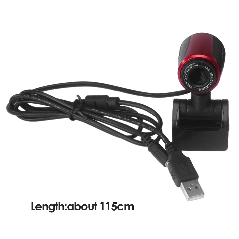 HD Webcam with Built-in Microphone 480P USB Driver Free Computer Clip-on Web Camera for Laptop Desktop PC
HD Webcam with Built-in Microphone 480P USB Driver Free Computer Clip-on Web Camera for Laptop Desktop PC