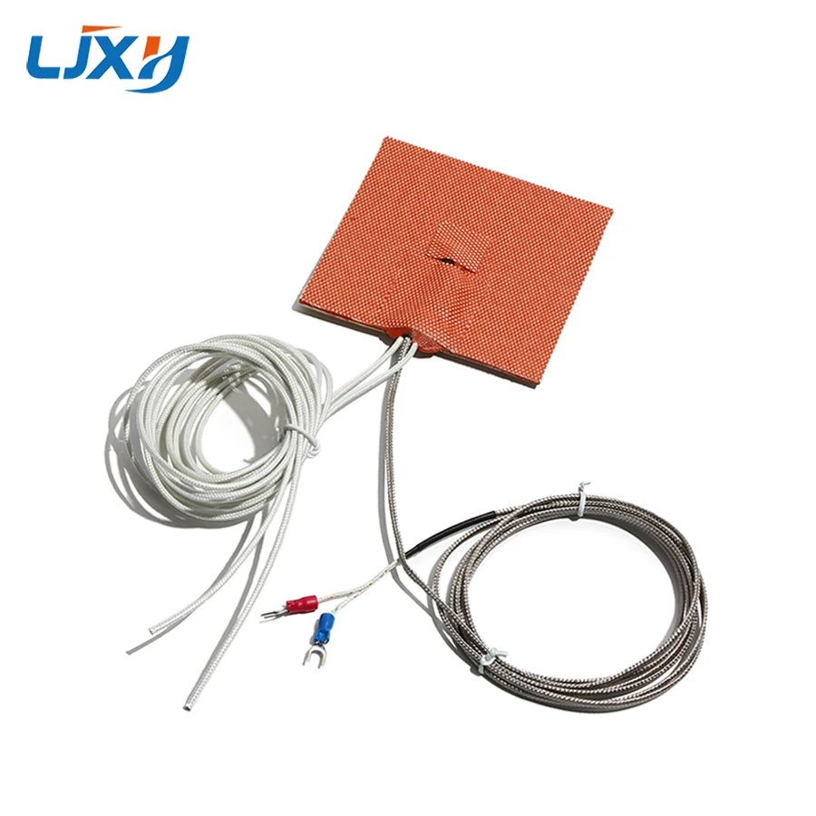 LJXH 500mm High Temperature Resist K-type Thermocouple Silicone Rubber Heating Pad 3M Adhesive Polyimide Film 3D Printer Heater
LJXH 500mm High Temperature Resist K-type Thermocouple Silicone Rubber Heating Pad 3M Adhesive Polyimide Film 3D Printer Heater