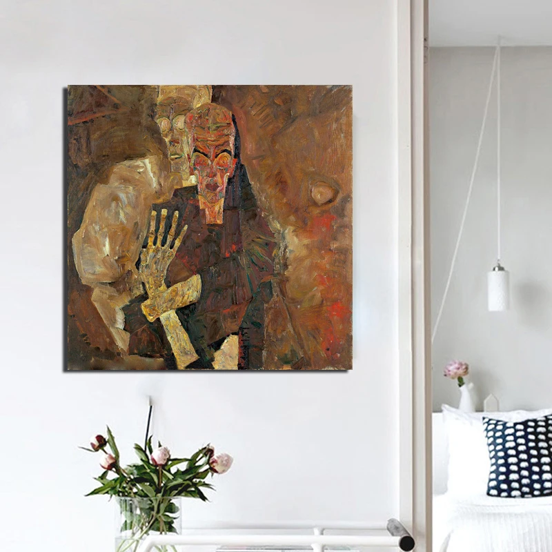 Egon Schiele The Self Seer Canvas Painting Print Living Room Home Decoration Artwork Modern Wall Art Oil Painting Poster Picture
Egon Schiele The Self Seer Canvas Painting Print Living Room Home Decoration Artwork Modern Wall Art Oil Painting Poster Picture
