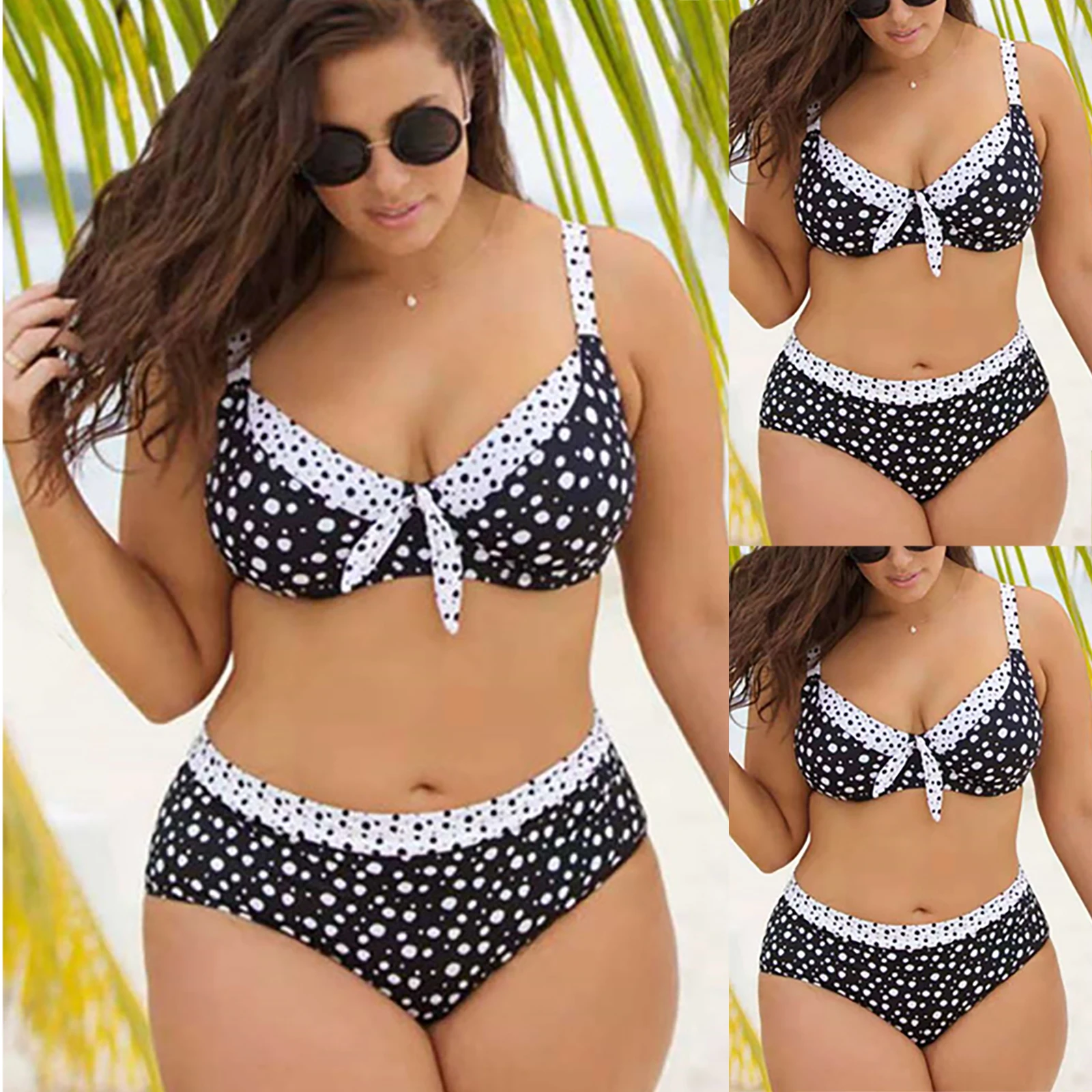 Sexy Bikini Women Plus Size Swimsuit High Waisted Bathing Suits Push Up Bikini Set Printed Beachwear
Sexy Bikini Women Plus Size Swimsuit High Waisted Bathing Suits Push Up Bikini Set Printed Beachwear