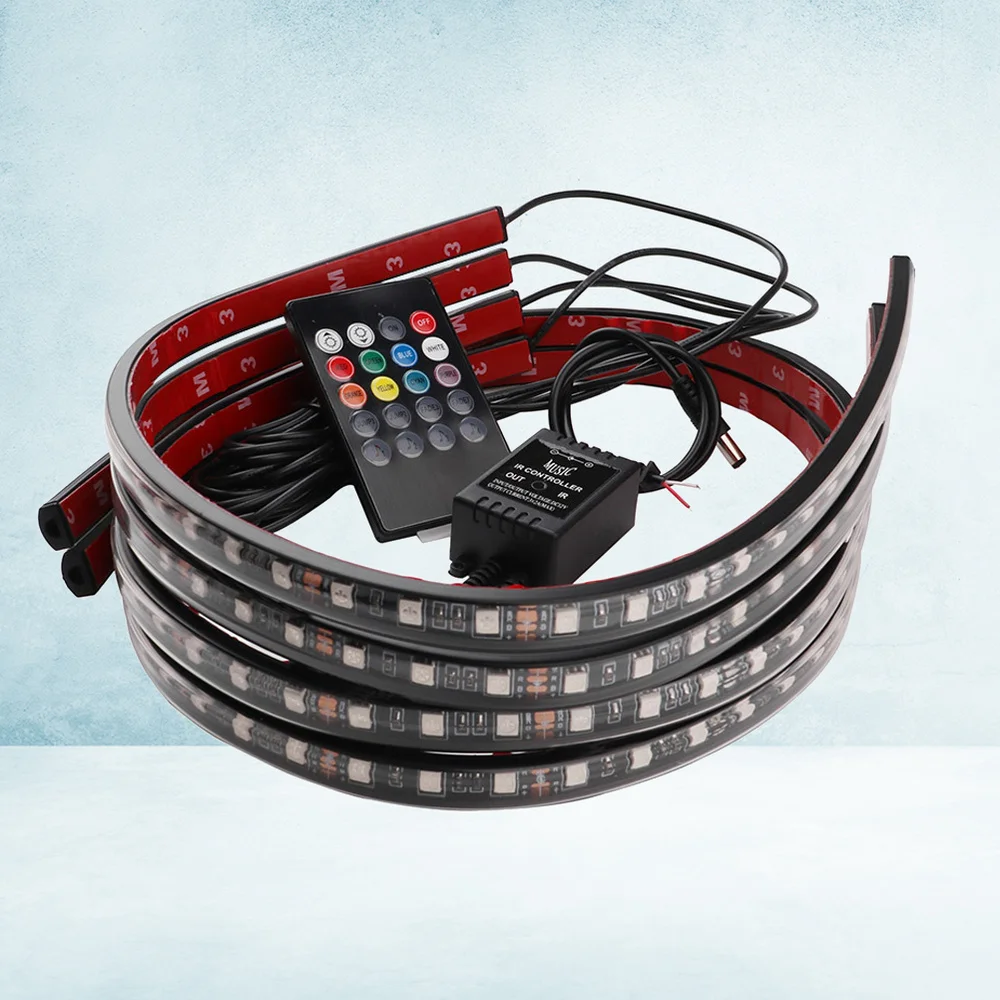 Seven Color Acoustic Control Car Chassis Light Vehcicle Atmosphere Lamp Decorative Lamp Underlight (60x90cm) 
Seven Color Acoustic Control Car Chassis Light Vehcicle Atmosphere Lamp Decorative Lamp Underlight (60x90cm)