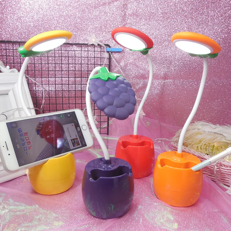 

Fruits LED Lights For Room Table Lamp Baby Nightlight USB Desk Lamp Children Reading Homework Office Kitchen Bedroom Decoration