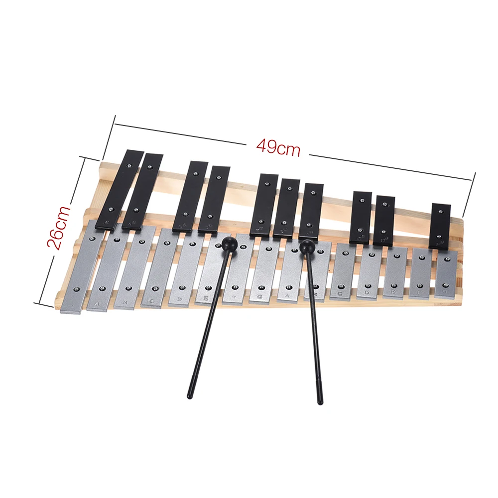 25 Note Glockenspiel Xylophone Educational Musical Instrument Percussion Gift with Carrying Bag
25 Note Glockenspiel Xylophone Educational Musical Instrument Percussion Gift with Carrying Bag