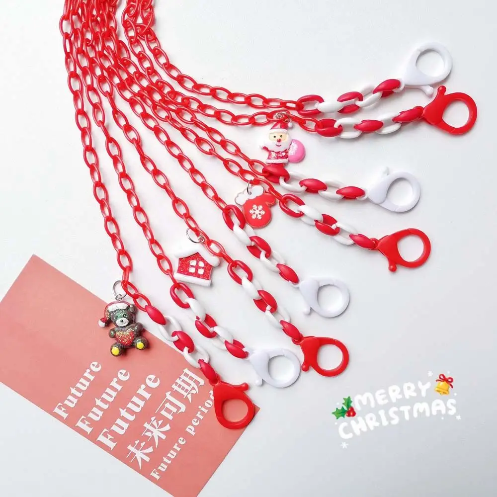 Retainer Eyewear Holder Acrylic Chains Bear Acrylic Mask Chains Christmas Glasses Chains Kids Mask Strap Spectacle Cord
Retainer Eyewear Holder Acrylic Chains Bear Acrylic Mask Chains Christmas Glasses Chains Kids Mask Strap Spectacle Cord