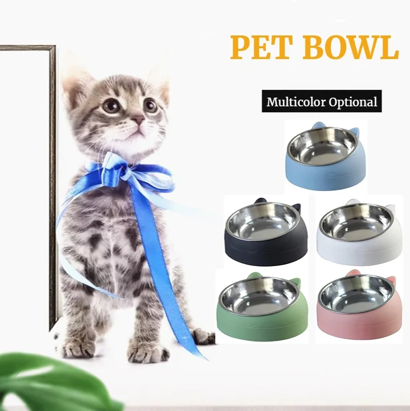 Stainless Steel Cat Dog Feeding Bowl Oblique Bowl Mouth To Protect The Pet's Cervical Spine Home And Pet Store Pet Accessories
Stainless Steel Cat Dog Feeding Bowl Oblique Bowl Mouth To Protect The Pet's Cervical Spine Home And Pet Store Pet Accessories