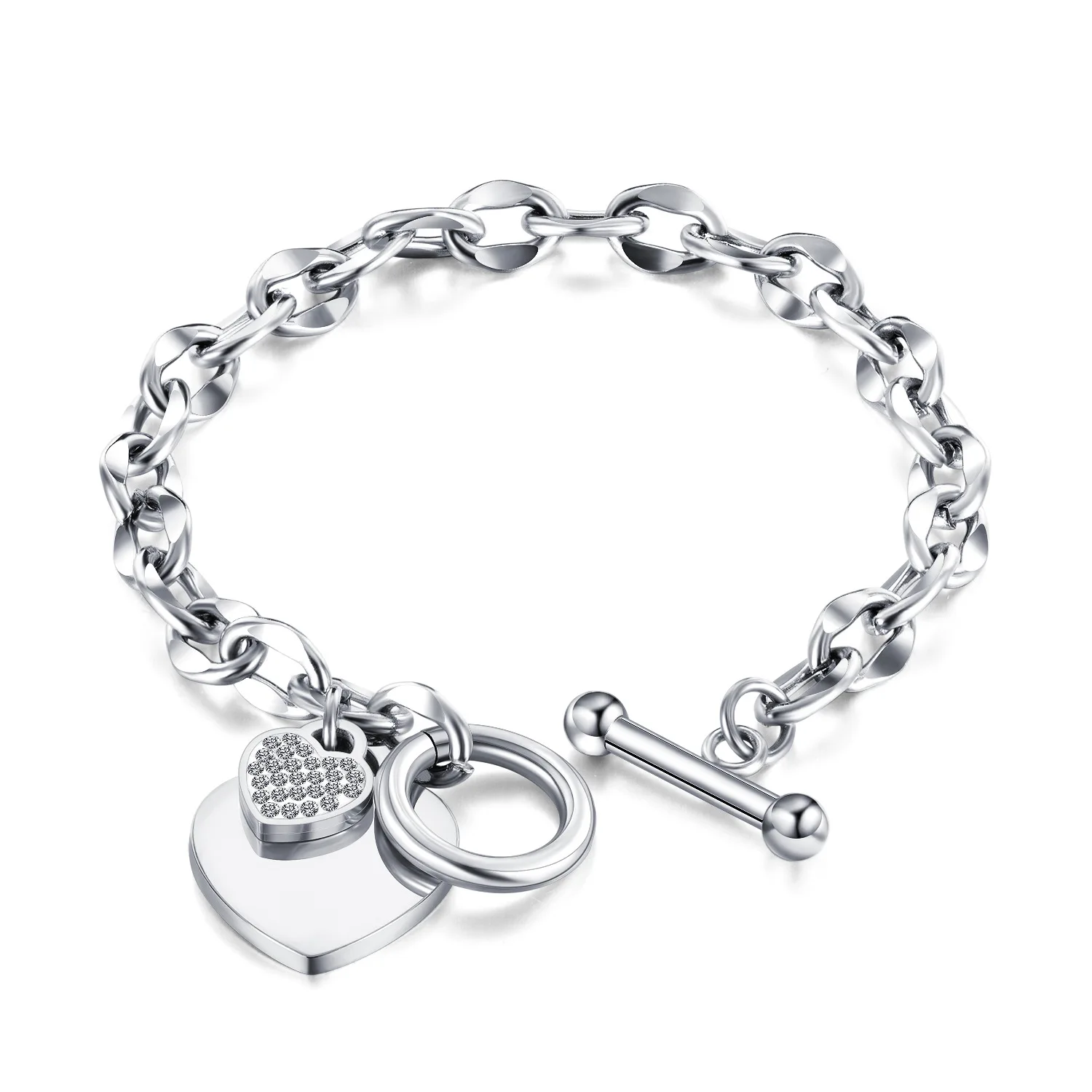 New Fashion Jewelry Fashion Bracelet Titanium Steel Charm Jewelry Bracelets For Woman Elegance Wedding Party Gift C0013
New Fashion Jewelry Fashion Bracelet Titanium Steel Charm Jewelry Bracelets For Woman Elegance Wedding Party Gift C0013