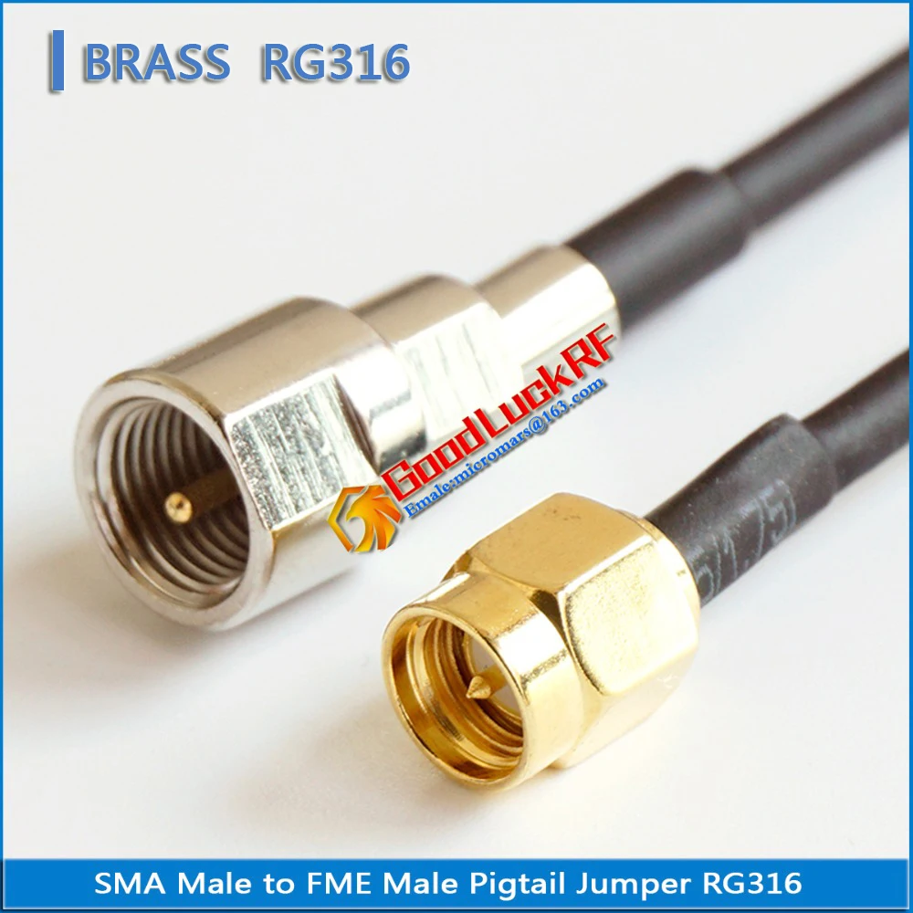Кабель переходник SMA-FME RG316
Кабель переходник SMA-FME RG316
