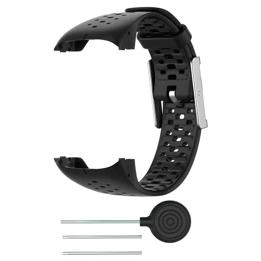 Silicone Watch Band Breathable Replacement Wrist Band Strap With Tools For Polar M400 M430 GPS Running Smart Sports Watch
Silicone Watch Band Breathable Replacement Wrist Band Strap With Tools For Polar M400 M430 GPS Running Smart Sports Watch