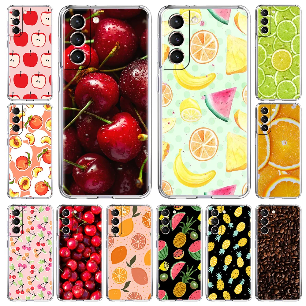 Pretty Fruit Cherry Peach Luxury Crystal Clear Phone Case For Samsung Galaxy S20 FE S21 Ultra S10 Plus S10E Soft Protect Cover
Pretty Fruit Cherry Peach Luxury Crystal Clear Phone Case For Samsung Galaxy S20 FE S21 Ultra S10 Plus S10E Soft Protect Cover