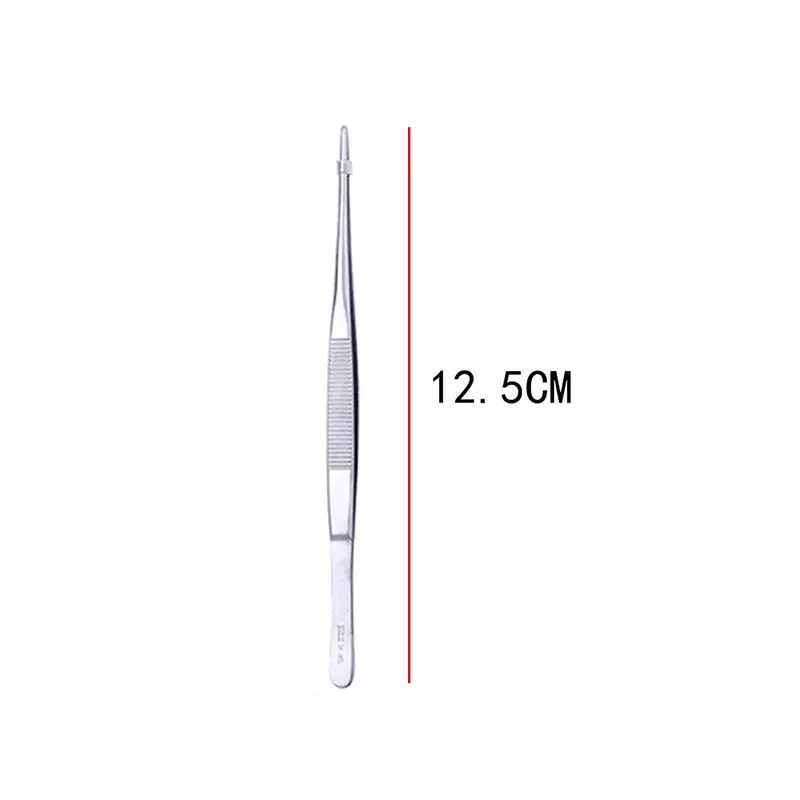 1PCS Stainless Steel 430 Anti-iodine Tweezers Long Straight Forceps 12.5cm-30cm Straight Head Elbow Thicken Tools
1PCS Stainless Steel 430 Anti-iodine Tweezers Long Straight Forceps 12.5cm-30cm Straight Head Elbow Thicken Tools
