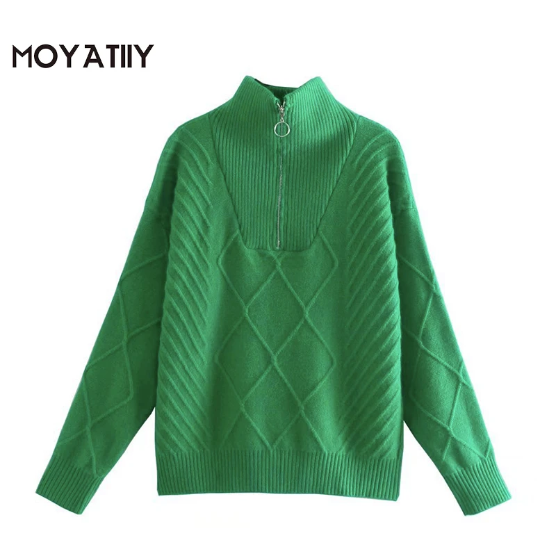 MOYATIIY Women 2022 Fashion Thick Turtleneck Winter Sweater Retro Green Twist Oversize Pullovers Long Sleeve Female Tops
MOYATIIY Women 2022 Fashion Thick Turtleneck Winter Sweater Retro Green Twist Oversize Pullovers Long Sleeve Female Tops