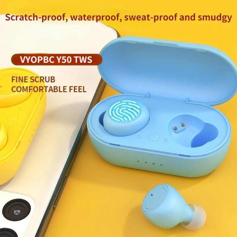NEW TWS Bluetooth Earphone 5.0 Wireless Headset IPX6 Waterproof Deep Bass Earbuds True Stereo Headphone Sport Earphones | Электроника