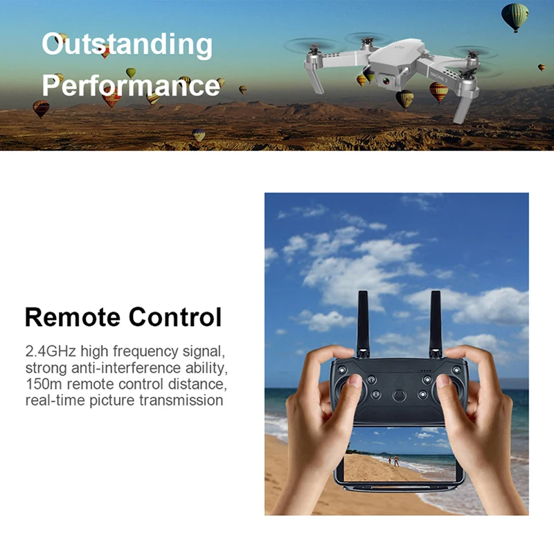 LSRC 4K RC Drone E68 Pro GPS Drone With 4K Wifi FPV HD Wide Angle Camera Foldable Mini Dron RC Drone
LSRC 4K RC Drone E68 Pro GPS Drone With 4K Wifi FPV HD Wide Angle Camera Foldable Mini Dron RC Drone