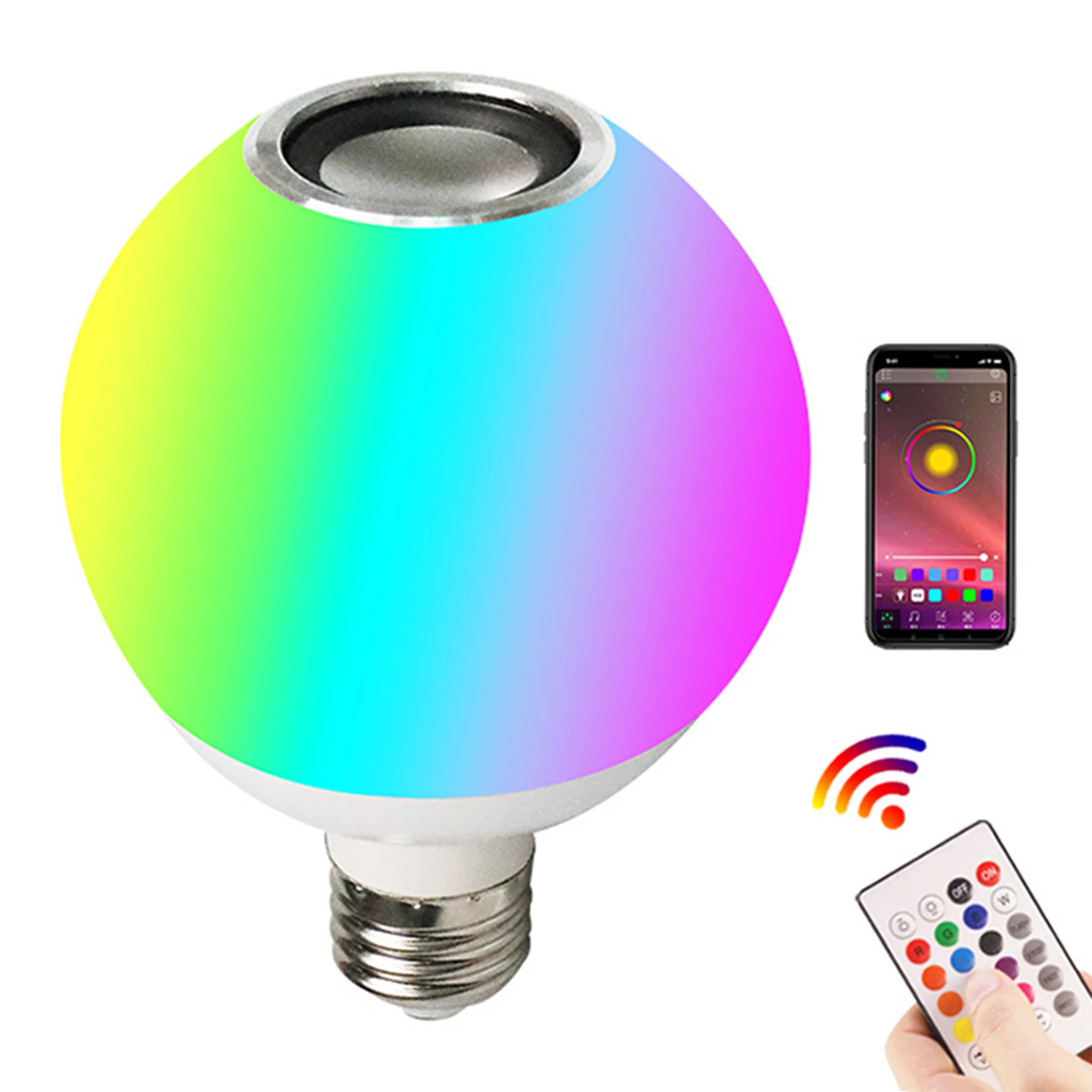 Светодиодная лампа E27 S-mart BT, с управлением через приложение 
Светодиодная лампа E27 S-mart BT, с управлением через приложение