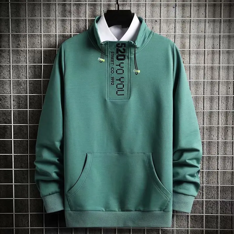 2020 Hoodies Autumn Winter New Men's Korean Sweater Half High Stand Collar Bottoming Shirt Fashion Clothes Jacket Loose Cotton
2020 Hoodies Autumn Winter New Men's Korean Sweater Half High Stand Collar Bottoming Shirt Fashion Clothes Jacket Loose Cotton