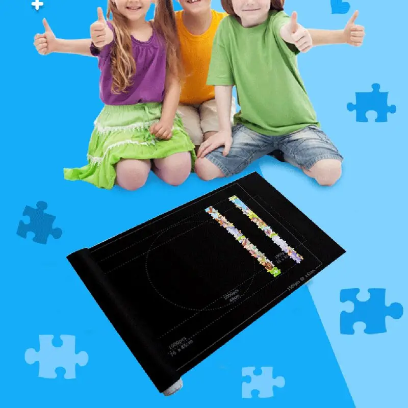 Jigsaw Puzzle Felt Mat Roll Up Play Blanket for Up to 1500 Pieces Puzzles Travel Accessories Premium Quality
Jigsaw Puzzle Felt Mat Roll Up Play Blanket for Up to 1500 Pieces Puzzles Travel Accessories Premium Quality