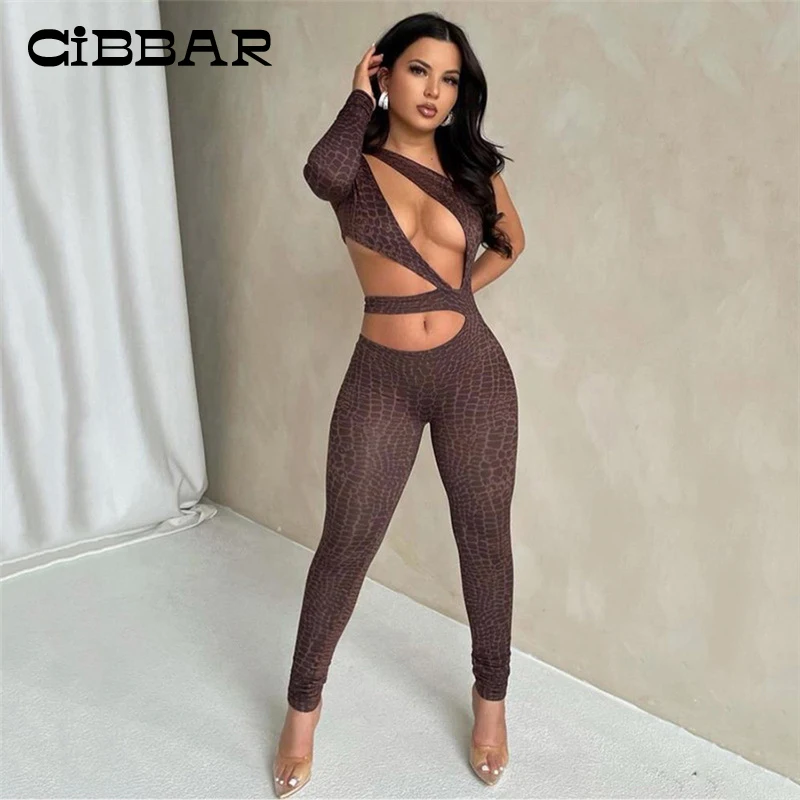 CIBBAR Skinny Vintage Hollow Out Irregular Jumpsuits Women Autumn Printing One Shoulder Sexy Midnight Style Bodycon Hot Clubwear
CIBBAR Skinny Vintage Hollow Out Irregular Jumpsuits Women Autumn Printing One Shoulder Sexy Midnight Style Bodycon Hot Clubwear