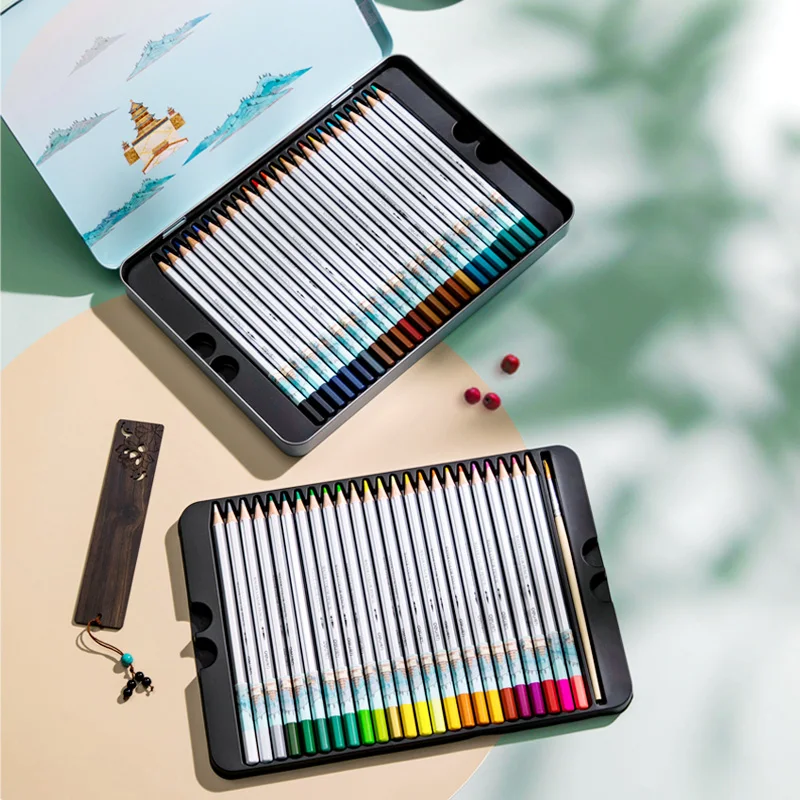 Color Pencils Water-Soluble Colored Pencils Deli Summer Palace Series Colored Pencils Students Art 48-Color Wood Color Pencil
Color Pencils Water-Soluble Colored Pencils Deli Summer Palace Series Colored Pencils Students Art 48-Color Wood Color Pencil